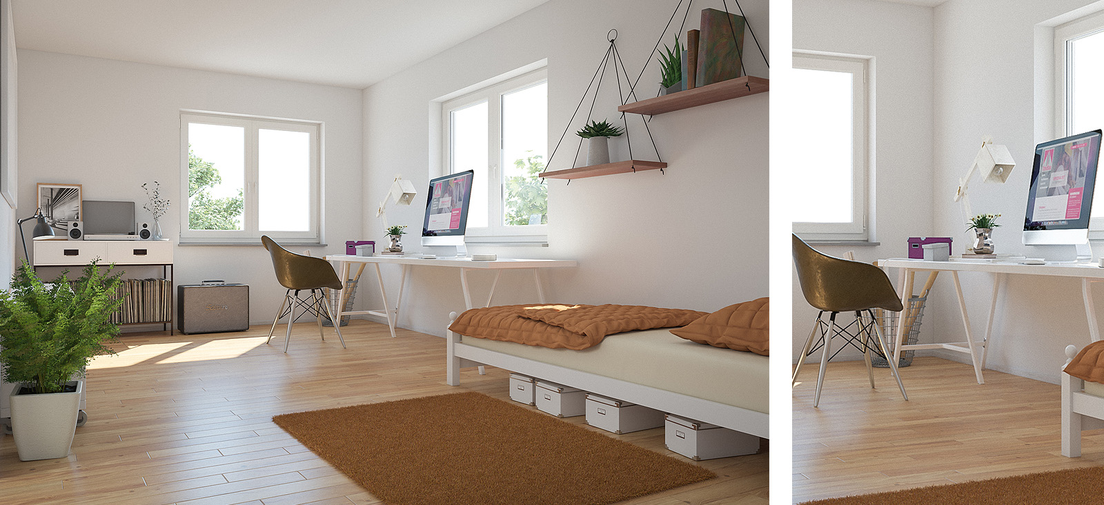 Doppelhaushaelfte-Obergeschoss